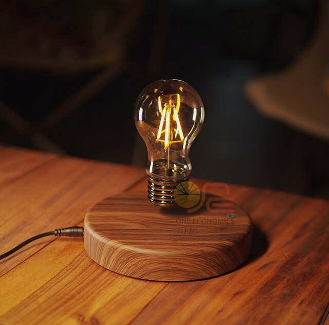 Luminária Decorativa Lâmpada Led Bulbo Flutuante Magnética Levitação Decoração de Casa